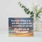 SUCCES-DANNY THOMAS BRIEFKAART (Staand voorkant)