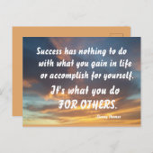 SUCCES-DANNY THOMAS BRIEFKAART (Voorkant / Achterkant)