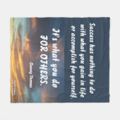 SUCCES-DANNY THOMAS FLEECE DEKEN (Voorkant (Horizontaal))