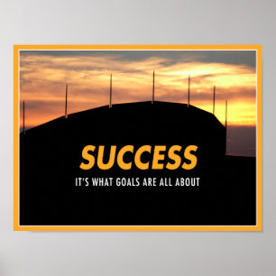 Succes door doelstellingen poster