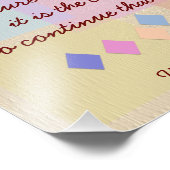 Succes en falen -print Winston Churchill- citaat Foto Afdruk (Hoek)