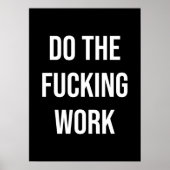 Succes en Gym Motivatie Poster (Voorkant)