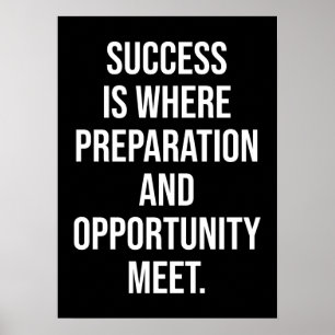 Succes en Gym Motivatie Poster