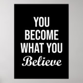 Succes en Gym Motivatie Poster (Voorkant)