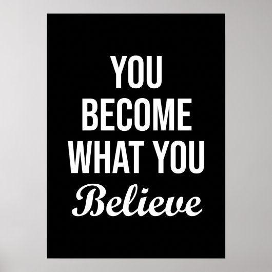 Succes en Gym Motivatie Poster (Voorkant)