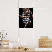 Succes en Gym Motivatie Poster (Keuken)