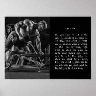 Succes en Gym Motivatie Poster