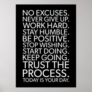 Succes en Gym Motivatie Poster