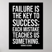 Succes en Gym Motivatie Poster (Voorkant)