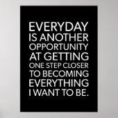 Succes en Gym Motivatie Poster (Voorkant)