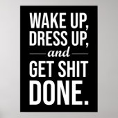 Succes en Gym Motivatie Poster (Voorkant)