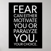 Succes en Gym Motivatie Poster (Voorkant)