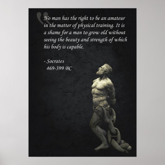 Succes en Gym Motivatie Poster (Voorkant)