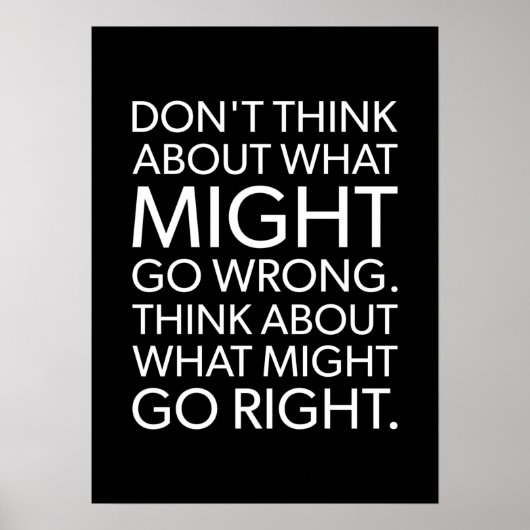 Succes en Gym Motivatie Poster (Voorkant)