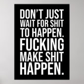 Succes en Gym Motivatie Poster (Voorkant)