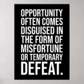 Succes en Gym Motivatie Poster (Voorkant)