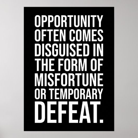 Succes en Gym Motivatie Poster (Voorkant)