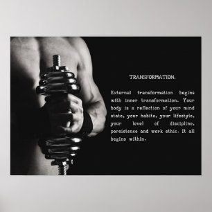 Succes en Gym Motivatie Poster