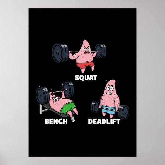 Succes en Gym Motivatie Poster (Voorkant)