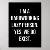 Succes en Gym Motivatie Poster (Voorkant)