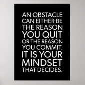 Succes en Gym Motivatie Poster (Voorkant)