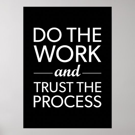 Succes en Gym Motivatie Poster (Voorkant)