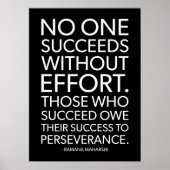 Succes en Gym Motivatie Poster (Voorkant)