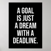 Succes en Gym Motivatie Poster (Voorkant)