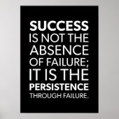 Succes en Gym Motivatie Poster (Voorkant)