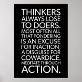 Succes en Gym Motivatie Poster (Voorkant)