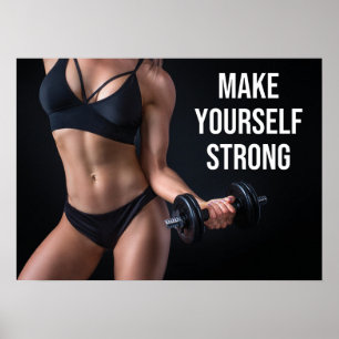 Succes en Gym Motivatie Poster