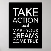 Succes en Gym Motivatie Poster (Voorkant)