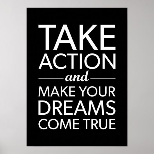 Succes en Gym Motivatie Poster (Voorkant)