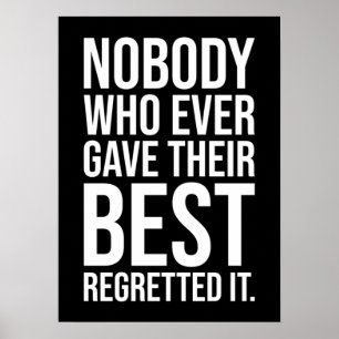 Succes en Gym Motivatie Poster