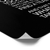 Succes en Gym Motivatie Poster (Hoek)