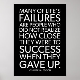 Succes en Gym Motivatie Poster