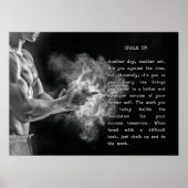 Succes en Gym Motivatie Poster (Voorkant)