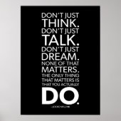 Succes en Gym Motivatie Poster (Voorkant)