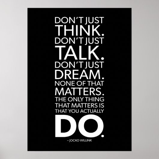 Succes en Gym Motivatie Poster (Voorkant)