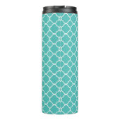 Succes en Harmony Turquoise Thermische Tumbler Thermosbeker (Achterkant)
