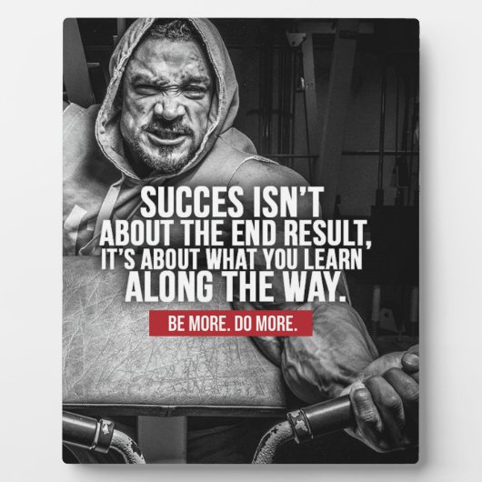 Succes en leren - werkuitinspiratie fotoplaat (Voorkant)