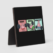 Succes en Motivatie gym Plaque Fotoplaat (Voorkant)