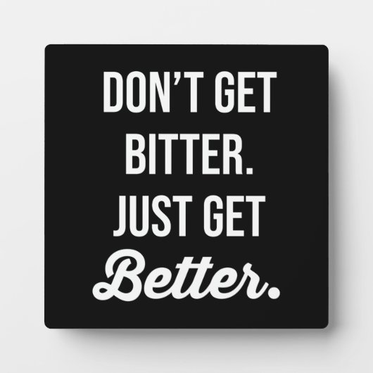 Succes en Motivatie gym Plaque Fotoplaat (Voorkant)