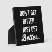 Succes en Motivatie gym Plaque Fotoplaat (Voorkant)