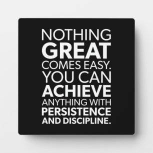 Succes en Motivatie gym Plaque Fotoplaat