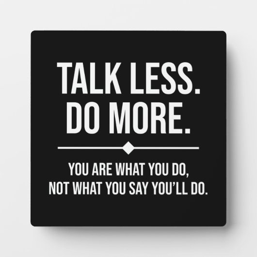 Succes en Motivatie gym Plaque Fotoplaat (Voorkant)