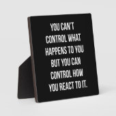 Succes en Motivatie gym Plaque Fotoplaat (Voorkant)