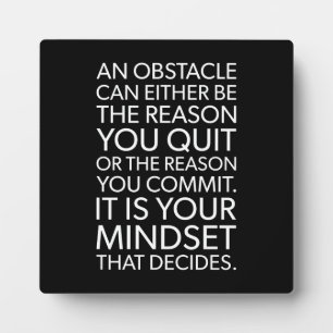 Succes en Motivatie gym Plaque Fotoplaat