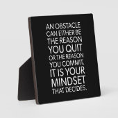 Succes en Motivatie gym Plaque Fotoplaat (Voorkant)