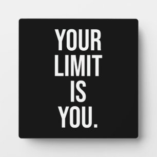 Succes en Motivatie gym Plaque Fotoplaat
